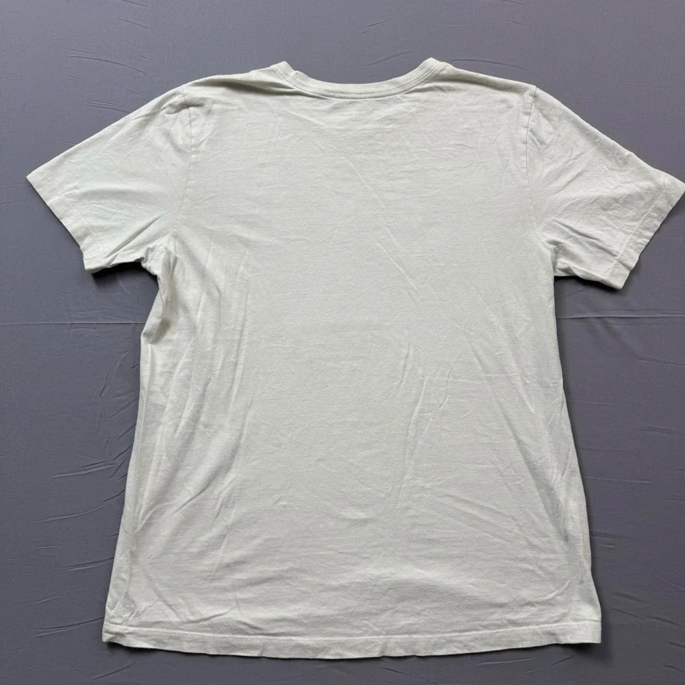 Nike Penn State Nittany Lions Graphic T-Shirt Mens Large White Navy Blue Tee